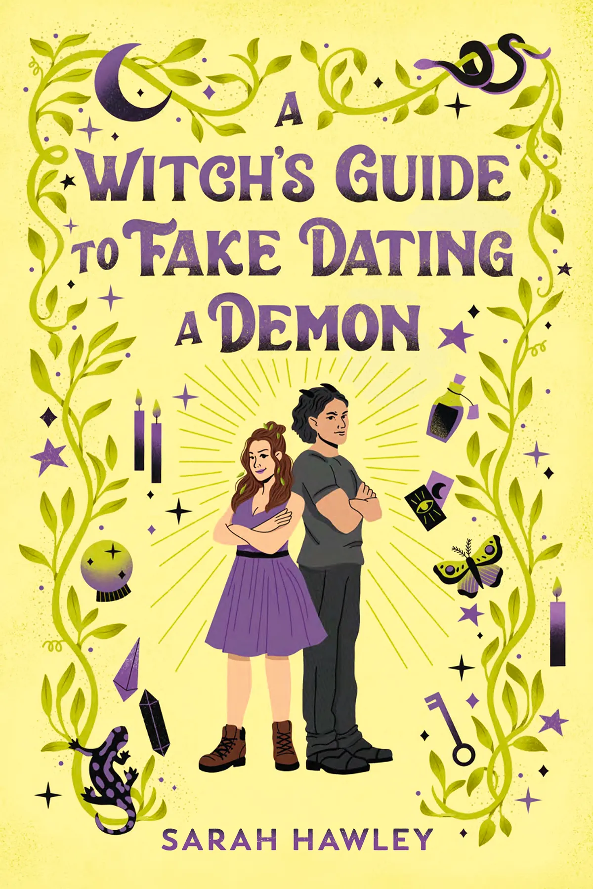 A Witch's Guide to Fake Dating a Demon (Glimmer Falls #1)